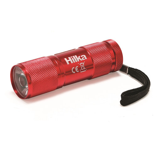 Hilka 1W 60 Lumens Aluminium Mini Torch with Batteries (5013433029727)